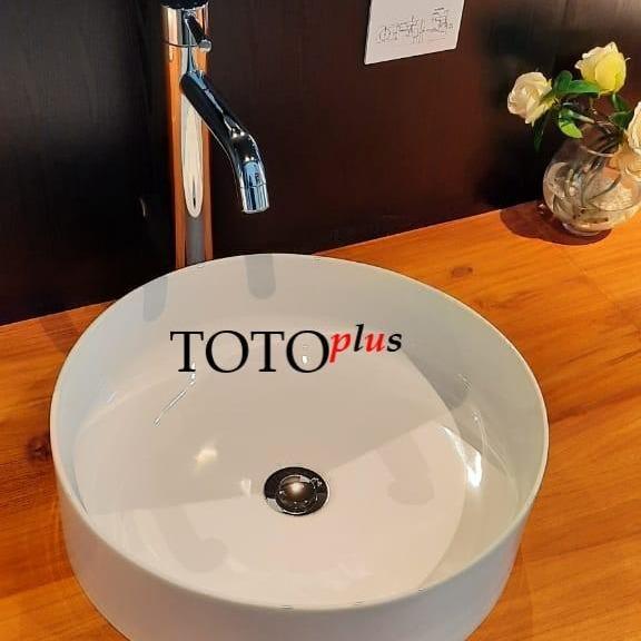 Glammartt- Wastafel Bundar Toto/Wastafel Meja Toto/Lw573J/Lw573/Lw573Jw/F
