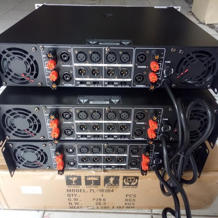 Power 4 Channel Pasline Pl-10004 Pasline Pl10004 (41000 Watt) #Gratisongkir
