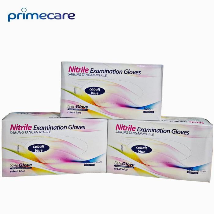 Promo Sarung Tangan Nitril / Handscoon Nitril Safeglove / Sarung Tangan Nitril Onehealth Original