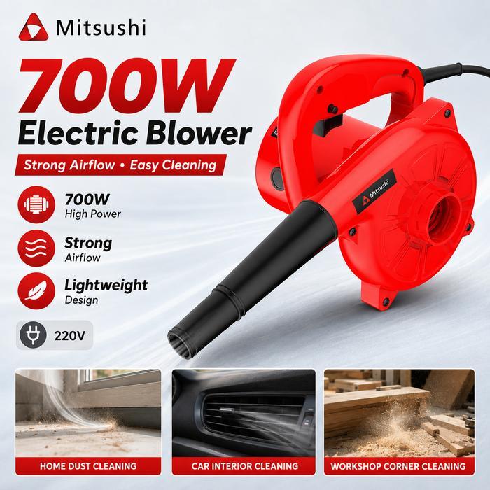 GRANTZY Mitsushi Mesin Blower Tangan Hand Blower Peniup Debu Pengering blower impact angin besar