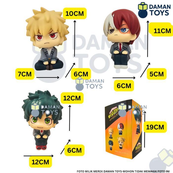Premium Figure Chibi My Hero Academia Deku Bakugo Todoroki Lookup Terlaris