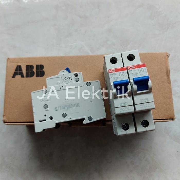 READY STOCK MCB 1PHASE ABB 50A ASLI PLN