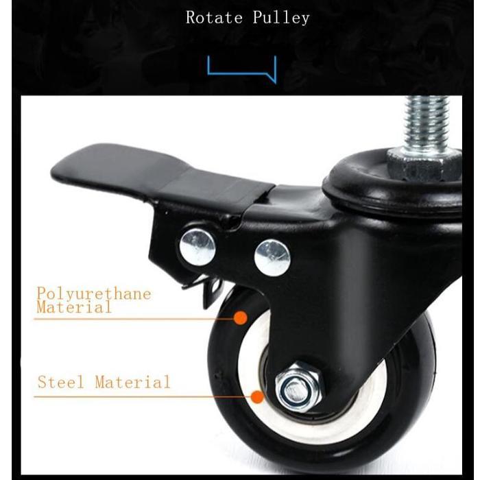 READY ZJ610 Adjustable Floor Stand TV Monitor untuk Stage Matador & Prompter Baja 4.8kg Kapasitas