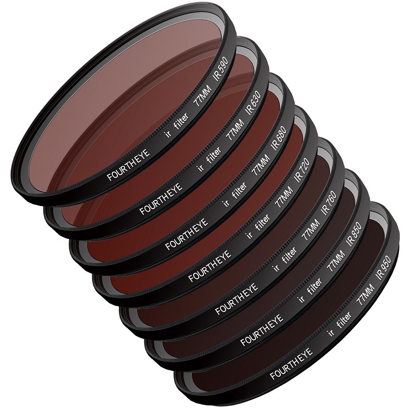 Infrared IR Filter 680nm 720nm 760nm 850nm 950nm X-RAY Infrared filter for SLR DSLR Camera Lens