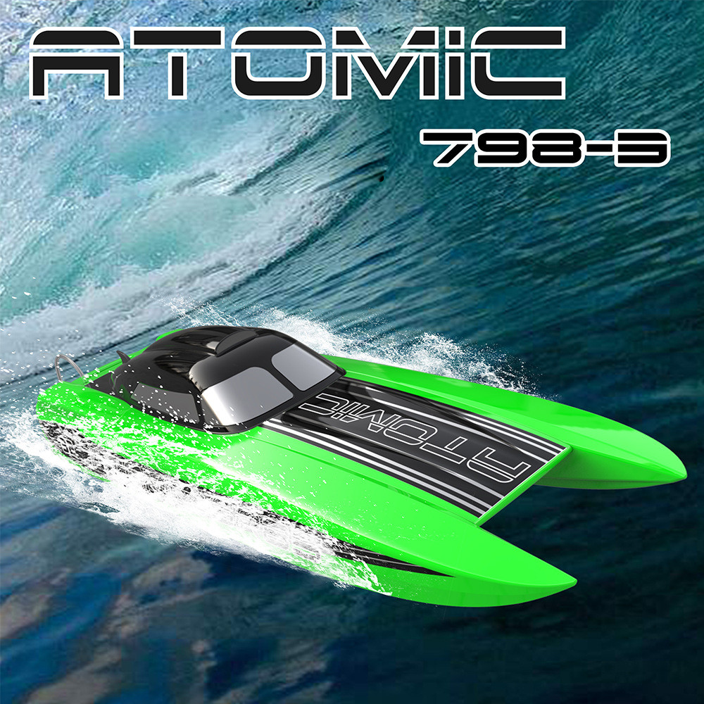 Volantex RC Boat Atomic SR85 80km/h 56mph High Speed Auto Roll Back Function All Metal Hardres With