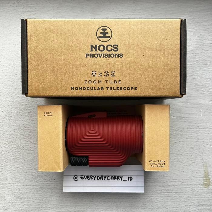 MONOCULAR NOCS PROVISIONS ZOOM TUBE 8x32 - MANZANITA (RED)