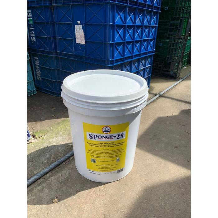 Ember bekas cat 25kg sablon ember plastik 25kg cat sablon plus tutup