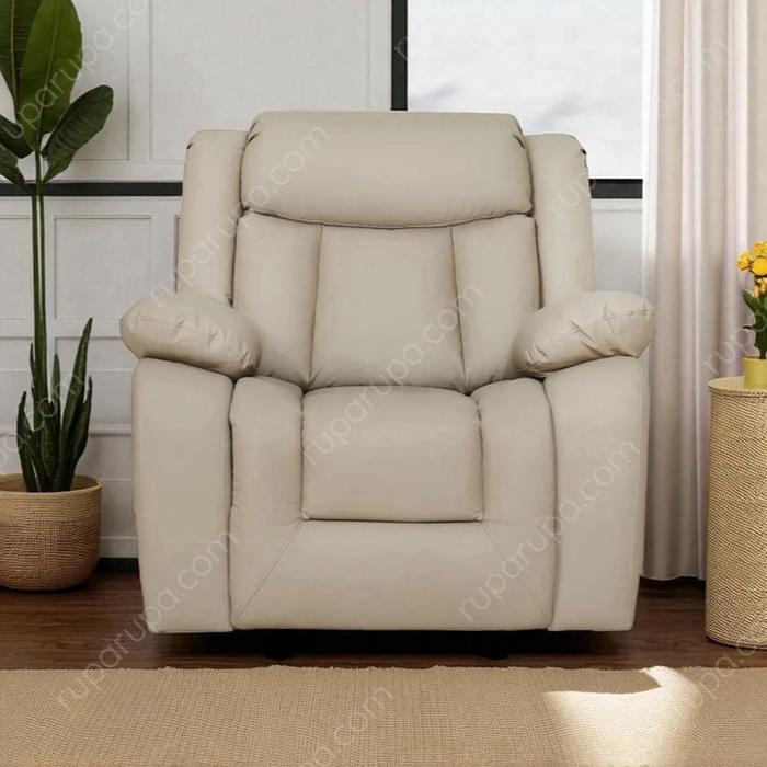 Informa Norton I I Sofa Recliner Rocking Kulit 1 Seater - Cokelat