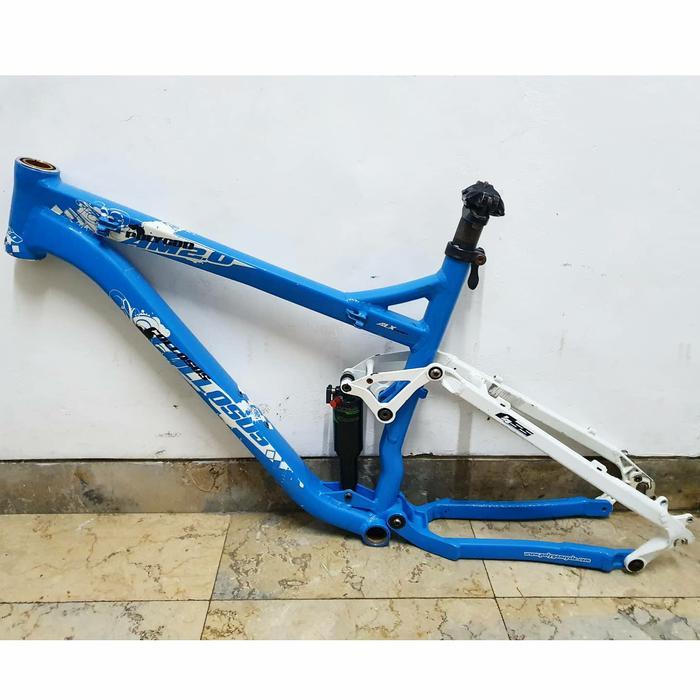 Frame sepeda gunung mtb Polygon Collosus AM 2 0 2.0 Royale Series Biru
