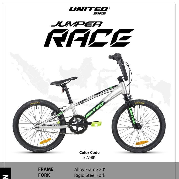 Sepeda Bmx Anak United Jumper Race 20 inch New Alloy frame