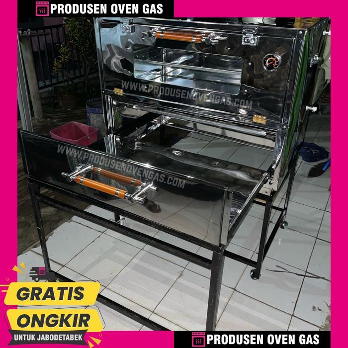 Oven Gas Multifungsi Lapis Legit - Tanpa Packing, 60x55cm