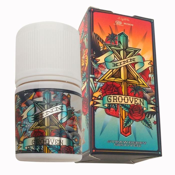 UA GROOVEN STRAWBERRY VANILLA CREAM BY XINN 60ML FREEBASE