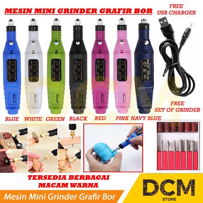 Mesin Mini Grinder Grafir Bor Gerinda Kikir Ukir Gerinda Mini Portable