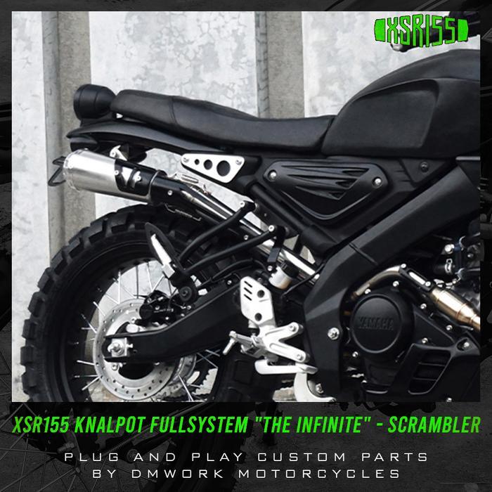 READY XSR155 Knalpot Fullsystem "The Infinite" / Knalpot Racing / Knalpot Scrambler / Knalpot Motor