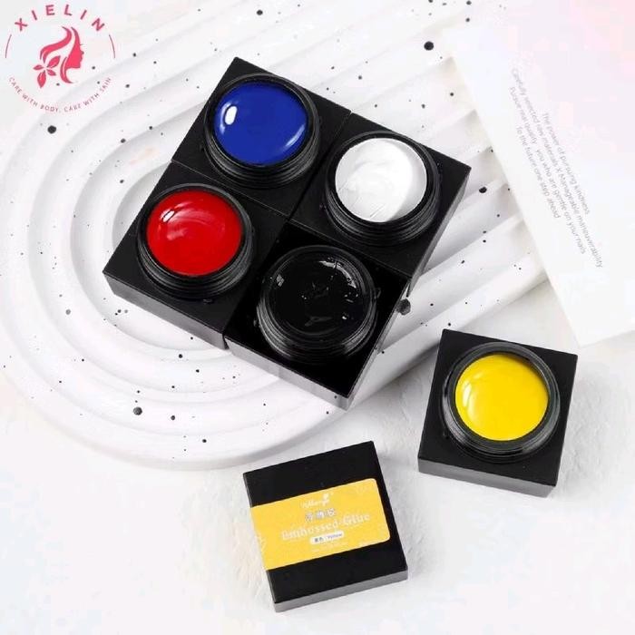 Monja Nail Gel 3D Painted Embossed Glue For Nail Art Design