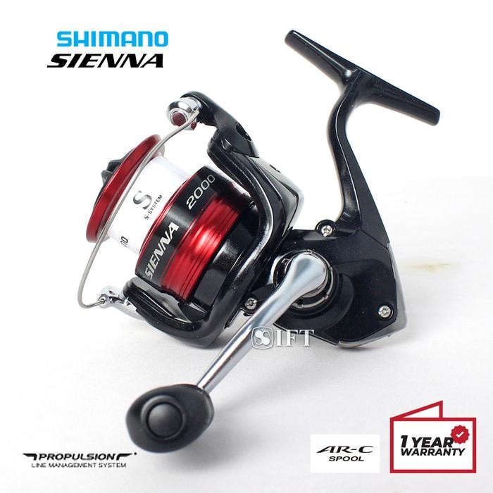 Reel SHIMANO SIENNA FG 2000 2500 C3000 4000 Spinning Resmi Original
