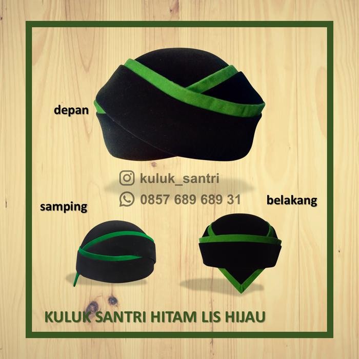 ORIGINAL songkok sorban peci kopiah kuluk santri kombinasi READY STOCK