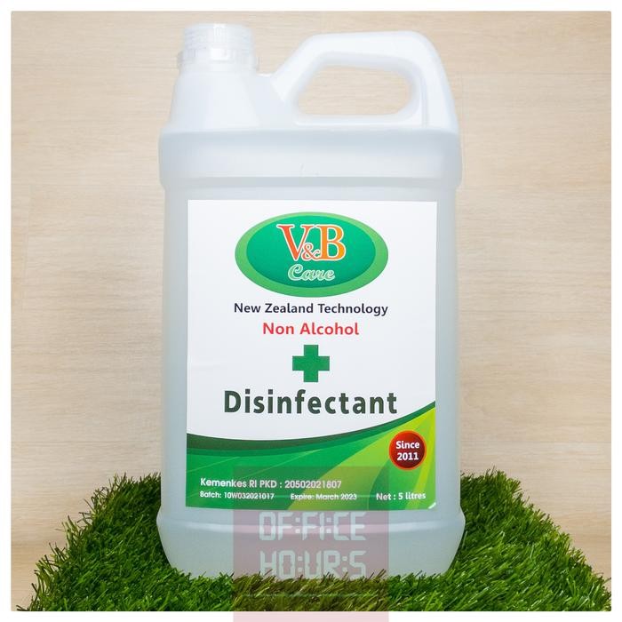 CAIRAN DISINFEKTAN - DISINFECTANT SPRAY 5 LITER V&B FOOD GRADE