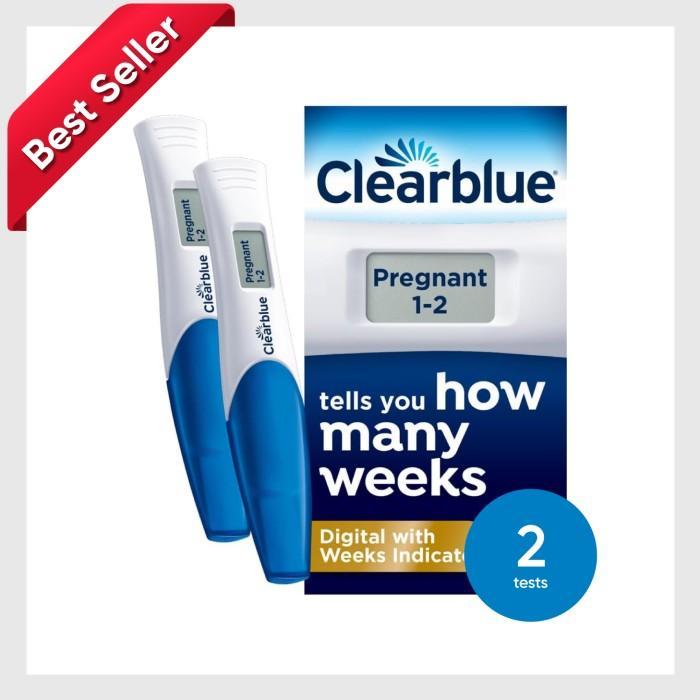 Terlaris Clearblue test pack Berapa minggu hamil Clearblue early Clearblue Digital pregnancy test