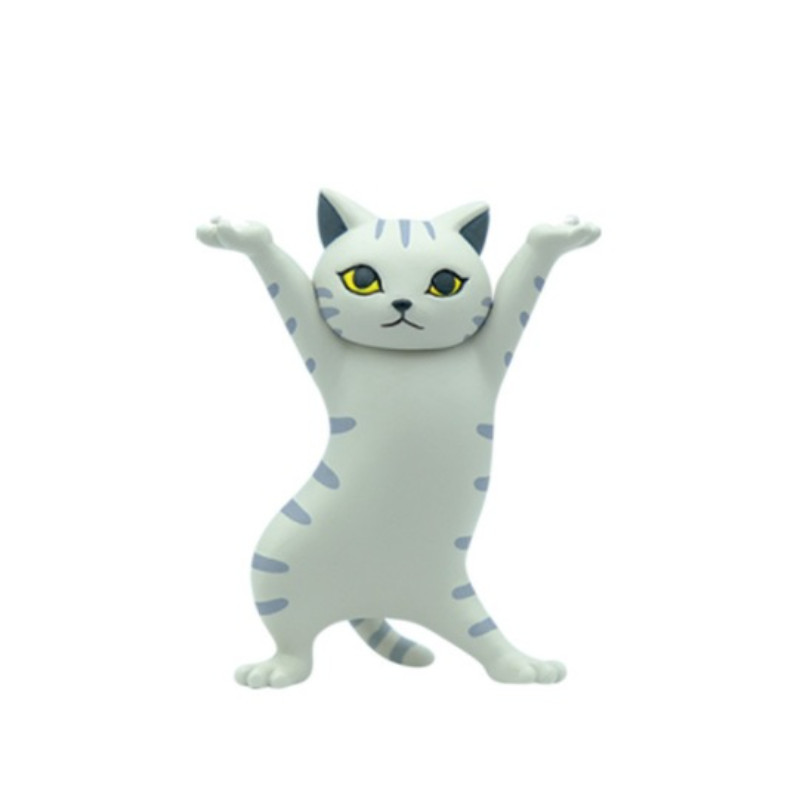 Funny Cat Pen Holder Toy Hold Everything Cat Earphone Bracket Home Decor Dancing Cat Pen Holder Anim