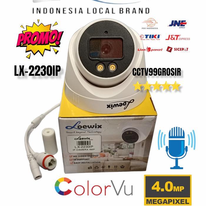 CCTV IP CAMERA 4MP LOEWIX MIC AUDIO FULL COLOR LX-2230IP