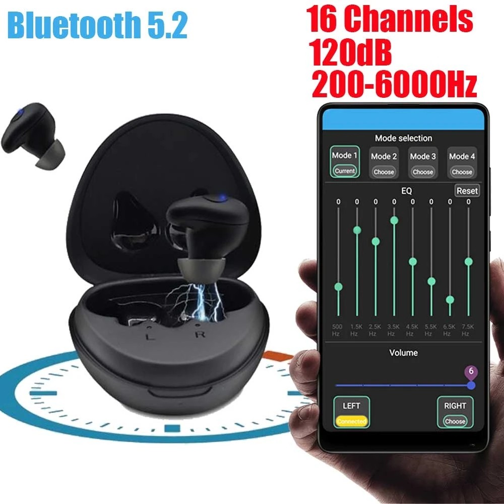 Bluetooth hearing aid 16-channel wireless hearing aid digital hearing