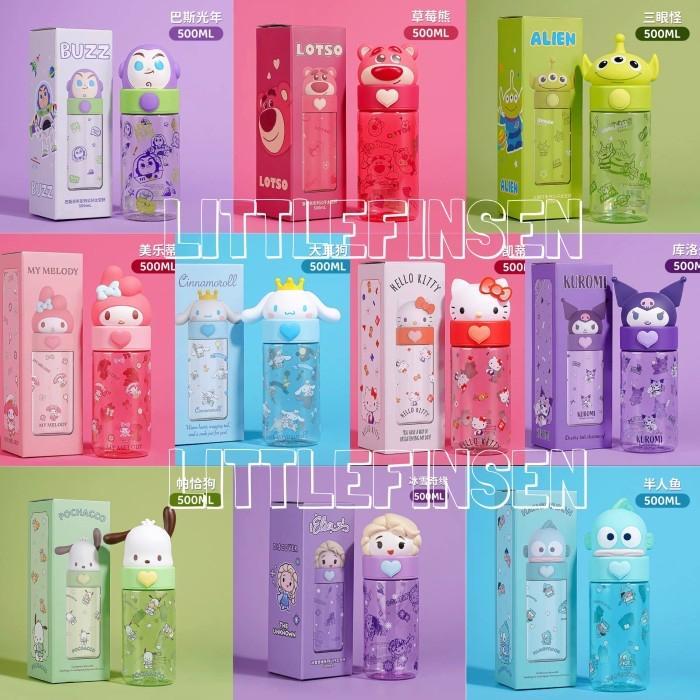 Botol Minum Sanrio Original/Botol Teguk 500 Ml Sanrio Original Tritan