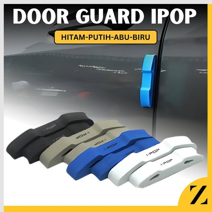 door guard ipop chrome hitam silver putih 4 pcs universal