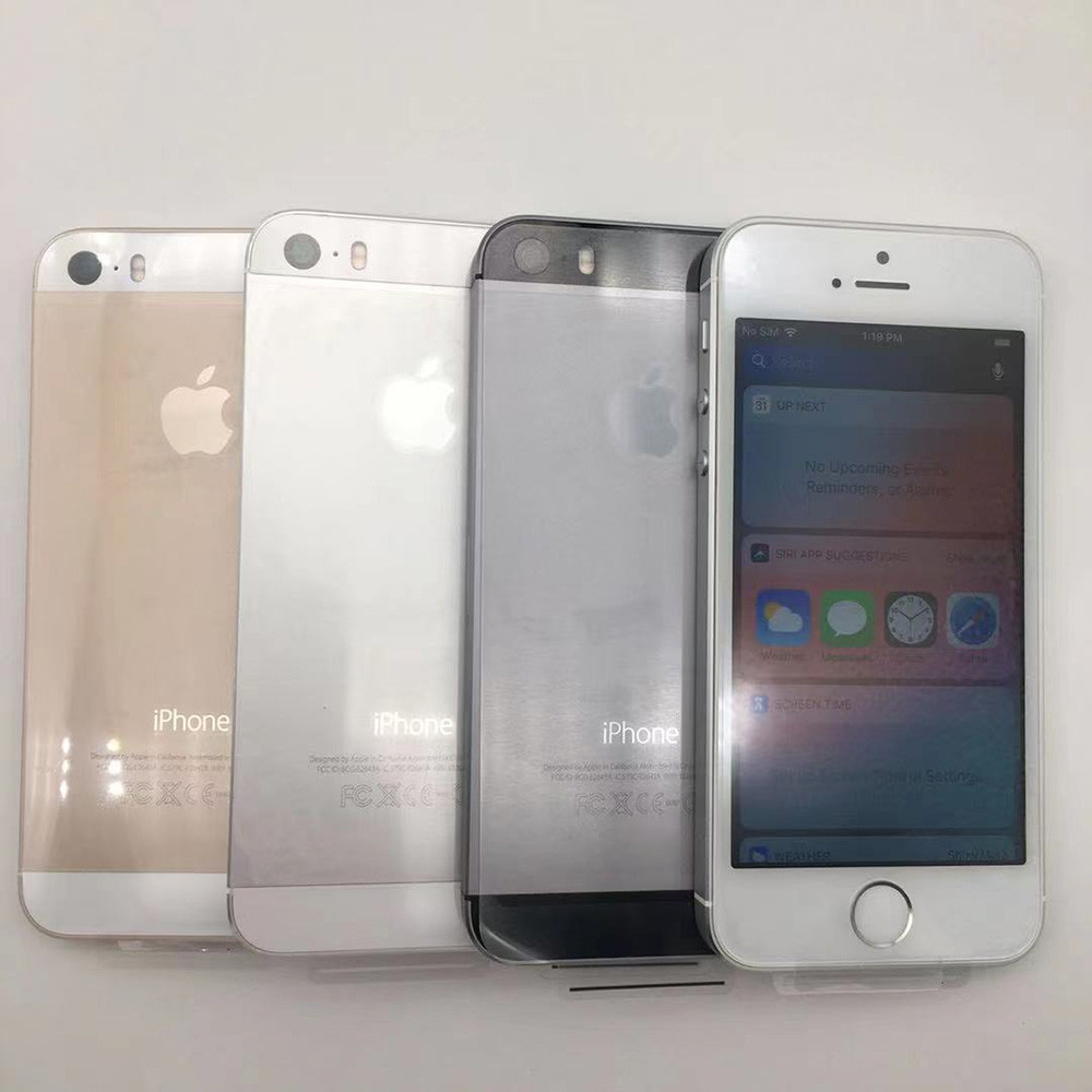 Apple iPhone 5s Mobile Cell Phone Original Used Unlocked 4.0" 16/32/64GB ROM IOS 8MP 4G Fingerprint