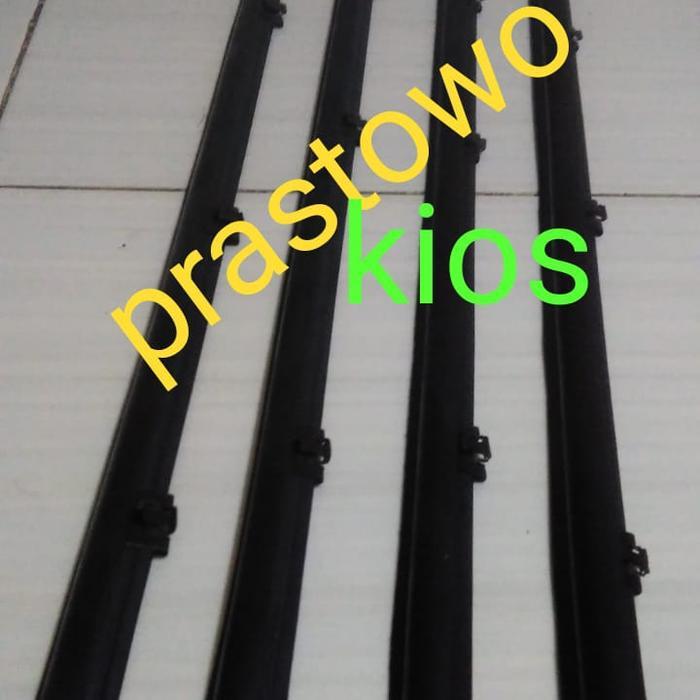 Pelipit Lis Kaca Weather Strip Kijang Super Grand Set Luar Dalam
