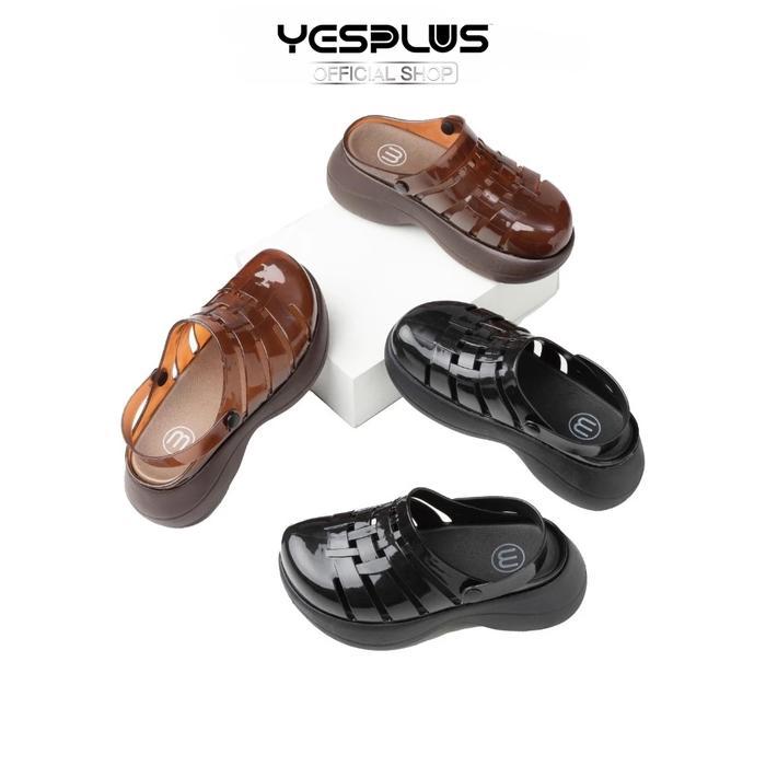 [Yesplus] 0234 Sandal Wedges Wanita Premium Model Terbaru Yesplus
