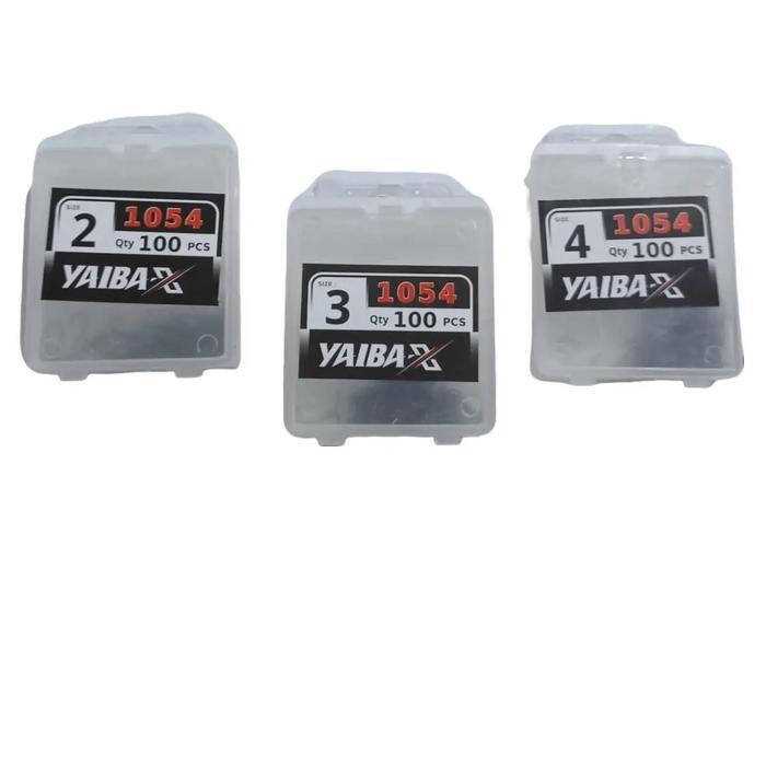 Yaibax Kail Pancing Ring Tipe 1054 Per Kotak - Ukuran Kecil, Mata Tajam & Kuat, Cocok Untuk Sungai,