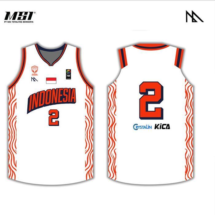 Jersey Basket Msi - Timnas Basket Indonesia U18 2024