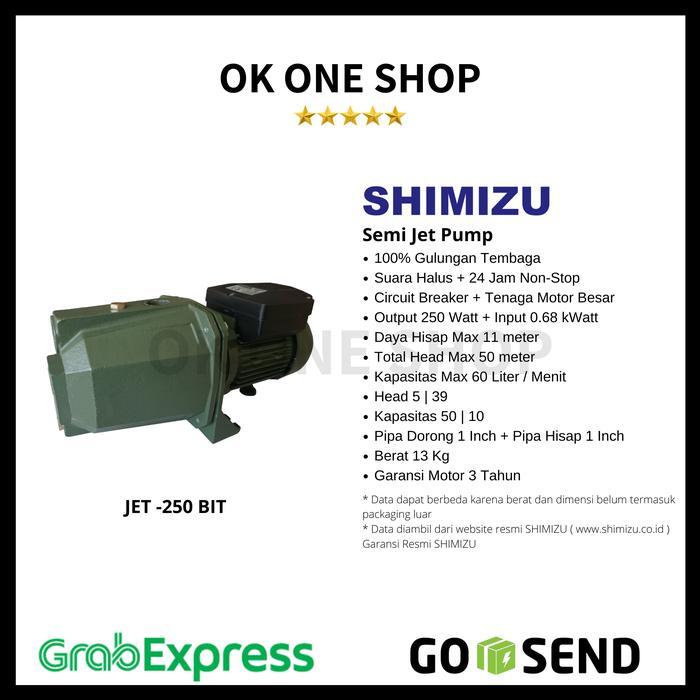 Shimizu Semi Jet Pump Jet-250 Bit