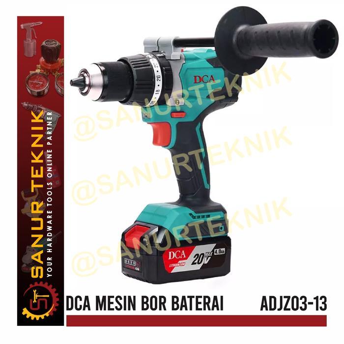 DCA ADJZ03-13 CORDLESS BRUSHLESS DRIVER HAMMER DRILL / BOR BATERAI