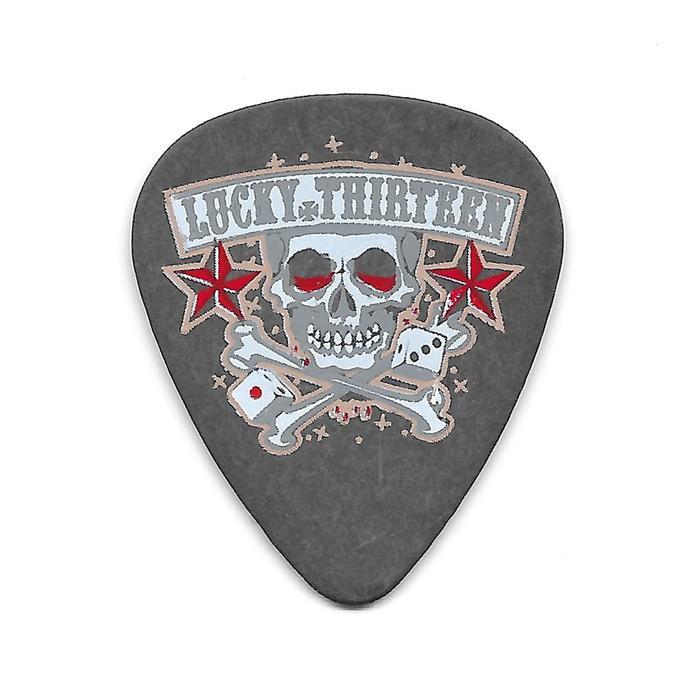Dunlop Skull Dice Lucky 13 Artist Series Pick Gitar Tortex Guitar Pick