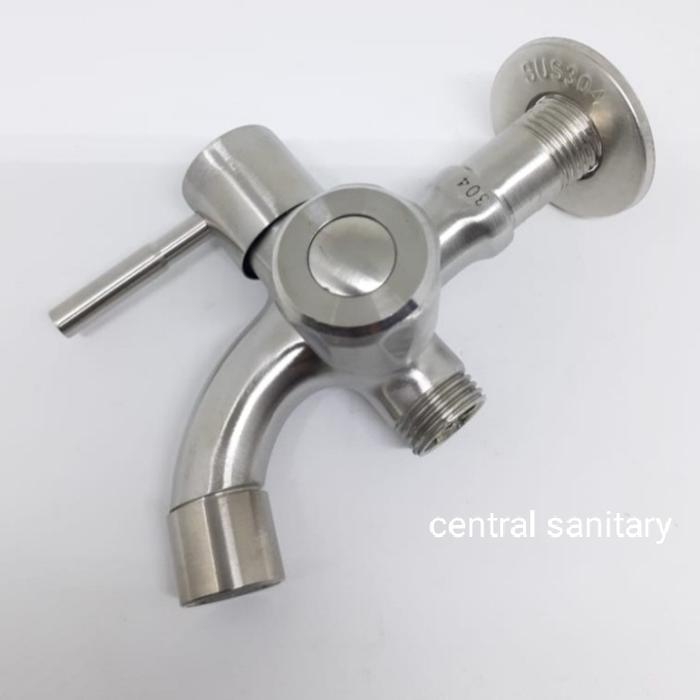 Kran Cabang/Kran Shower Stainless/Kamar Mandi/Model Toto Tembok Promo