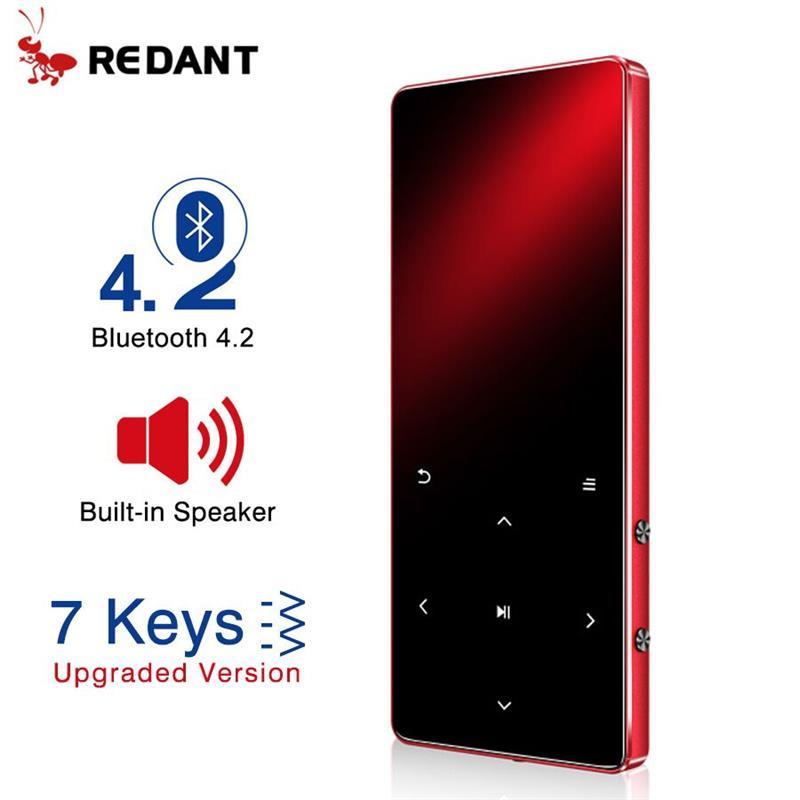 REDANT MP3 Player with Bluetooth Speaker Touch key Built-in 8GB 16GB