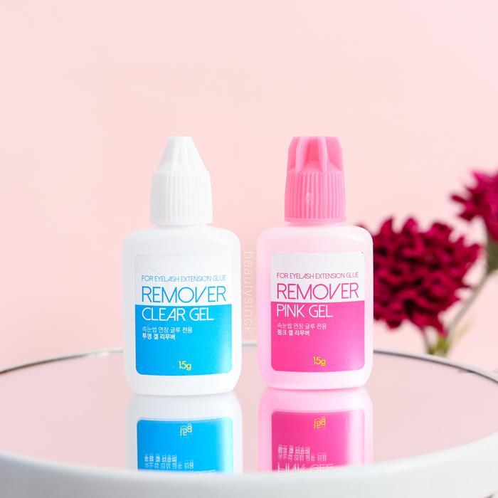 Cleancerah- Eyelash Extension Glue Remover Pink & Clear Gel 15Ml