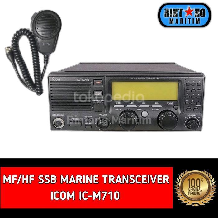 ICOM IC-M710 M 710 RADIO MF/HF SSB MARINE TRANSCEIVER ORIGINAL GARANSI