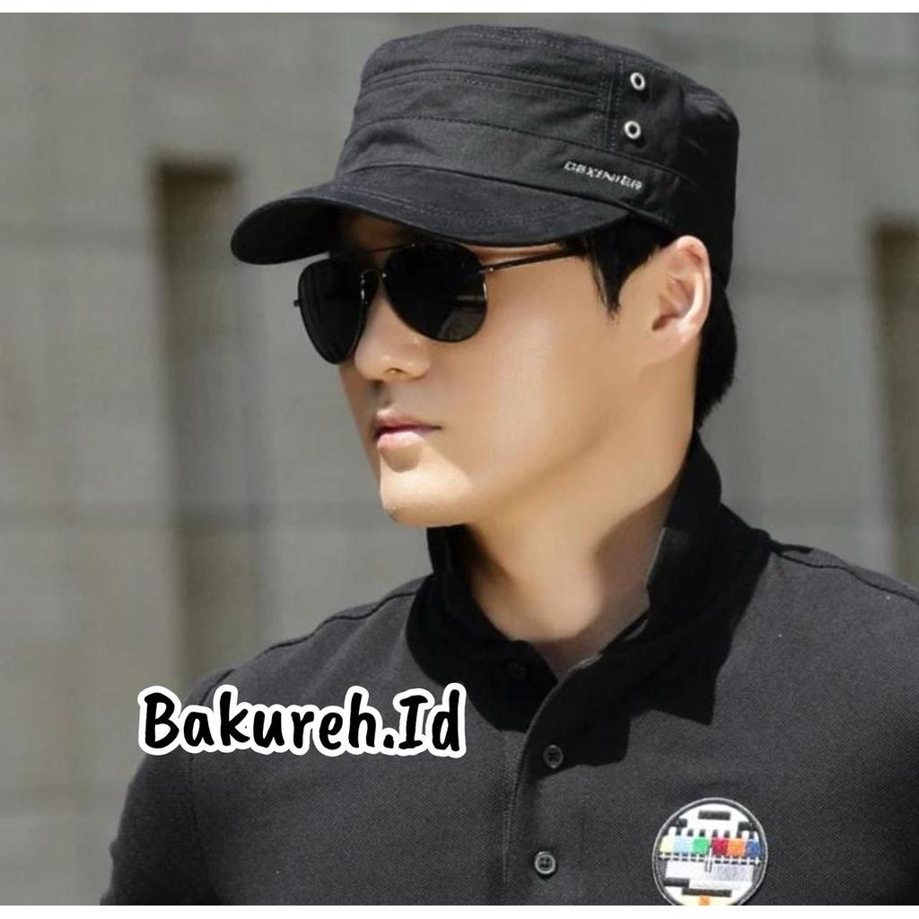 COD Topi Terbaru | Topi Komando Polos / Topi Komando Army / Topi Pet Pendek Tulisan Random