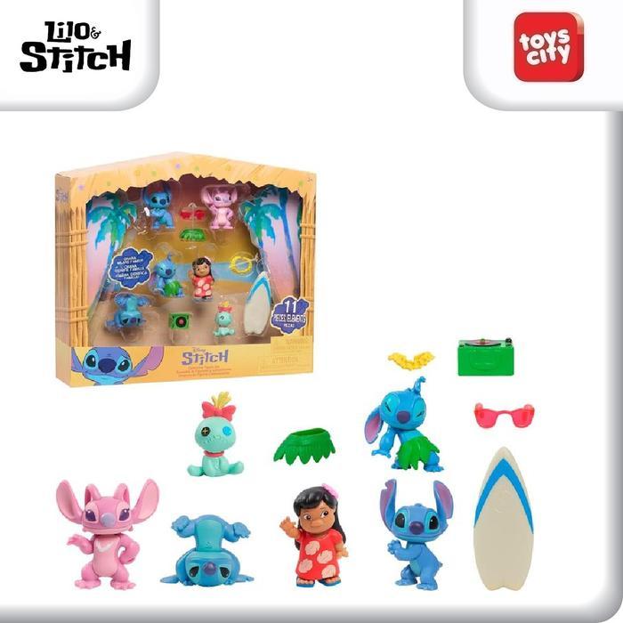 Lilo & Stitch Collectible Figure Set Ohana Means Family 11 Pieces Figures