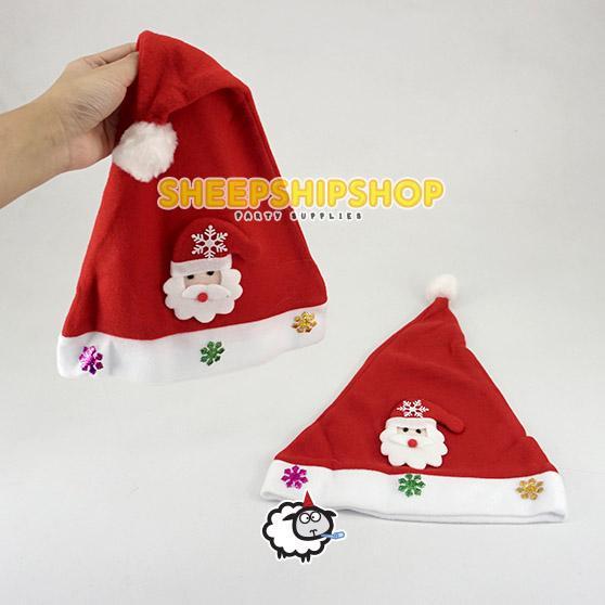 "'''] TOPI SANTA BONEKA BESAR YQ 1012 Topi Natal Christmas Santa Claus