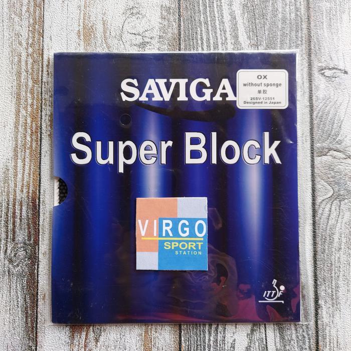 SAVIGA SUPER BLOCK OX KARET BINTIK PANJANG BAT BET PINGPONG