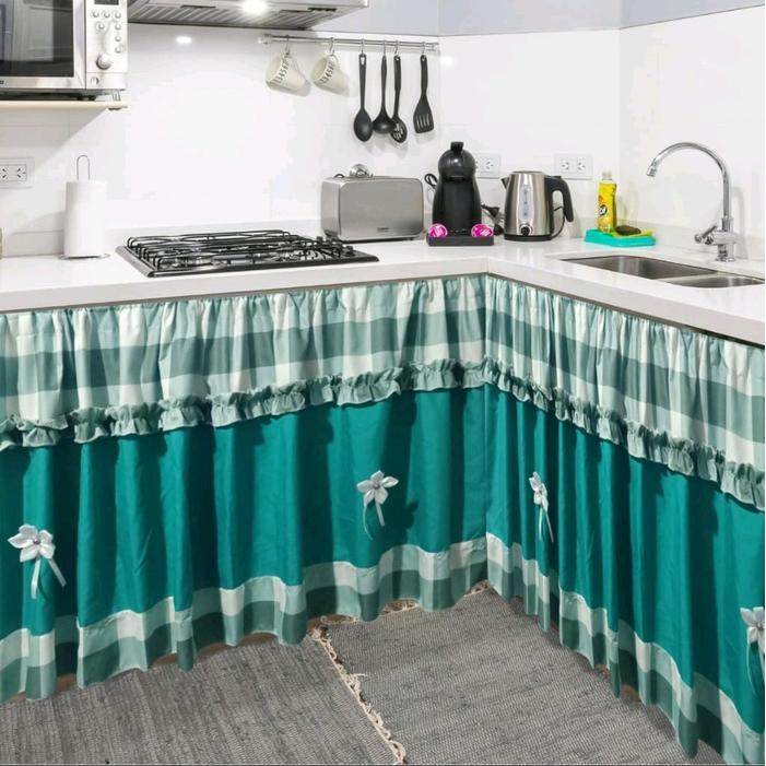 Tirai Gorden Rumah Kolong Dapur Motif Terbaru Cantik Dan Elegan Original