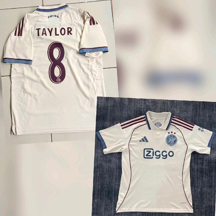 JERSEY BAJU BOLA AJAX 3RD 2025/2026 + NAMESET GRADE ORI