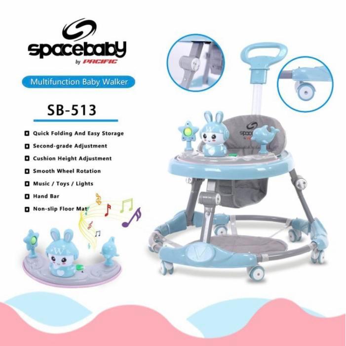 Baby Walker Space Baby SB 513 SB513 SB-513 baby walker + dorongan