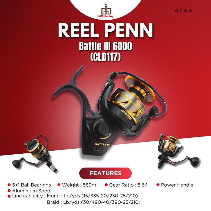 Reel Penn Battle III 4000HS