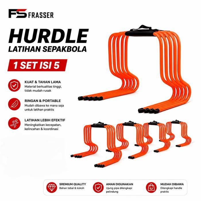 Hurdel Hurdle Hardel Tangga Lompat Latihan Sepak Bola Futsal Tinggi 50 cm BN01 HRDL ALV 05