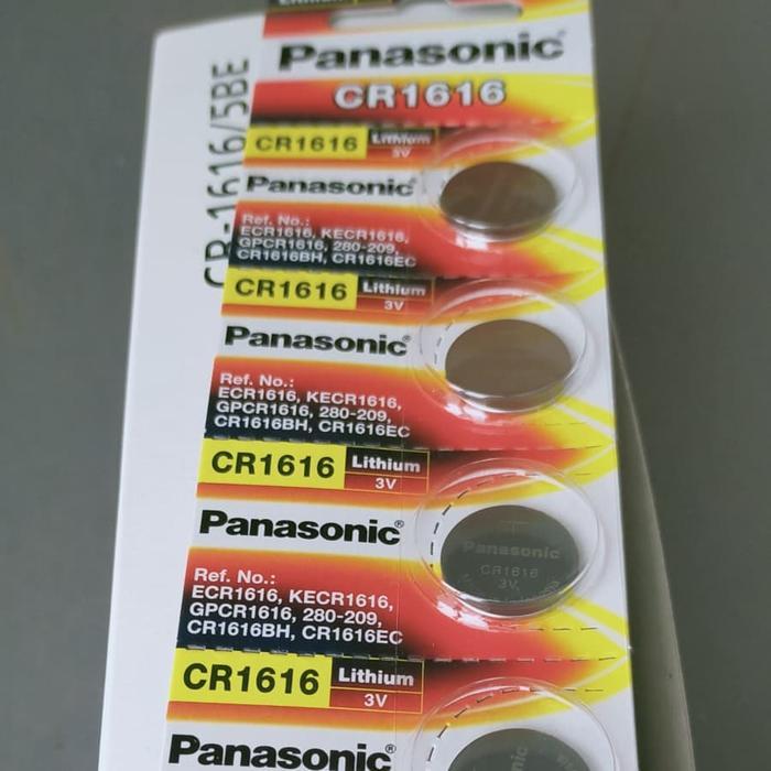 NW PANASONIC BATTERY / BATERE LITHIUM CR 1616 / CR1616 ( KOIN / KANCING )